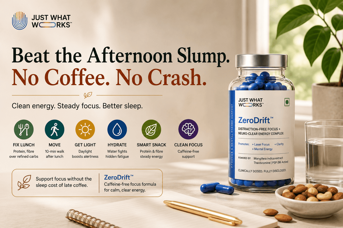 Beating the Afternoon Slump Without Coffee - Just What Works™