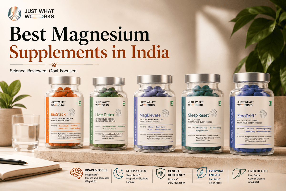 Best Magnesium Supplements in India (2026): Science-Reviewed - Just What Works™
