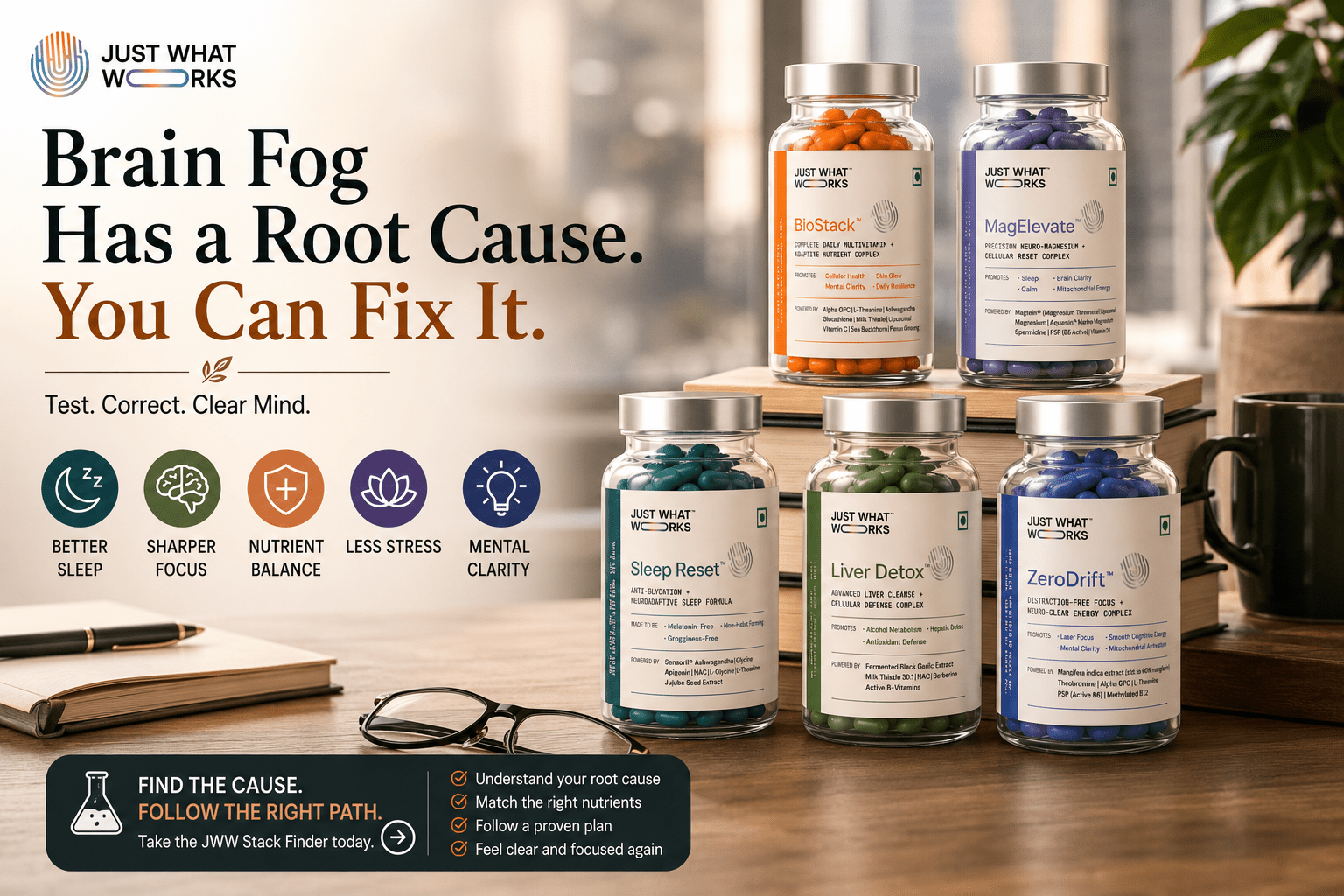 Brain Fog in India: Causes, the Real Science, and How to Fix It - Just What Works™