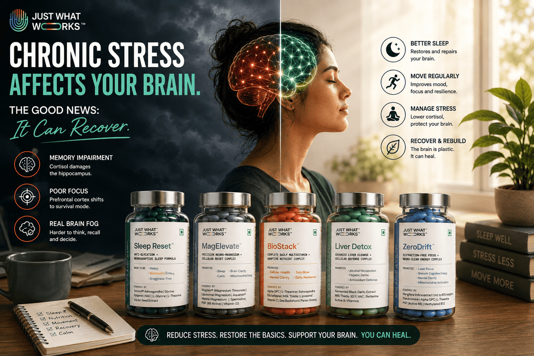 Chronic Stress and Your Brain: Memory, Focus, and Recovery - Just What Works™