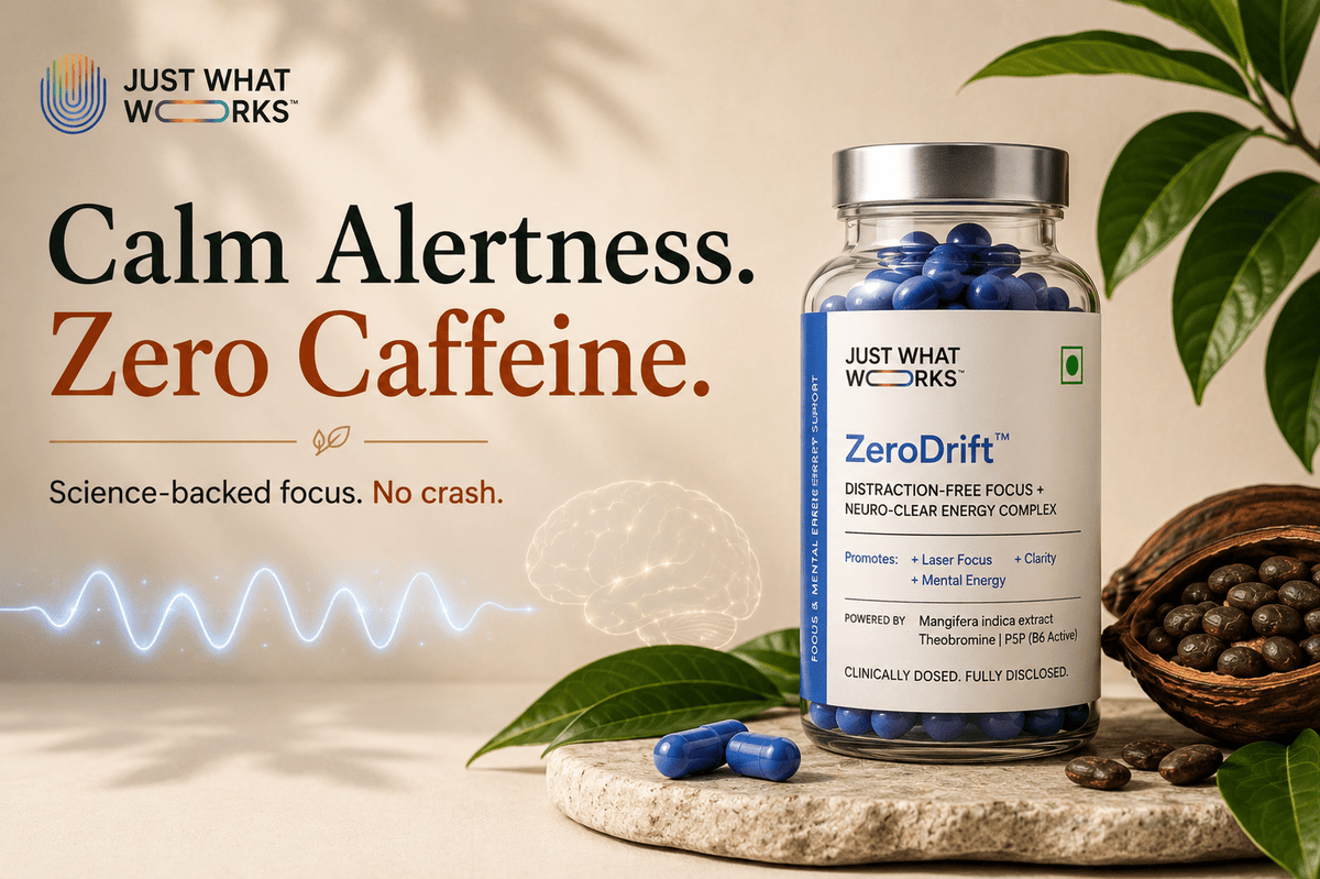 Focus Without Caffeine: The Science of Calm Alertness - Just What Works™