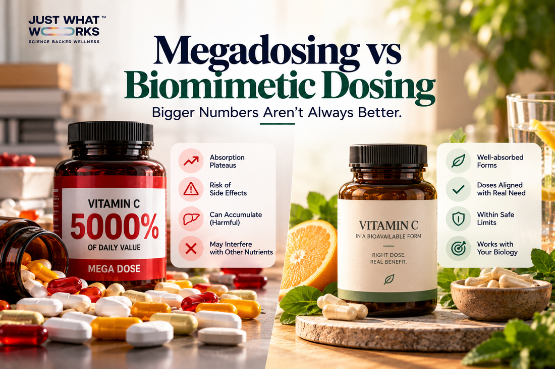 Megadosing vs Biomimetic Dosing: Why More Is Not Better - Just What Works™