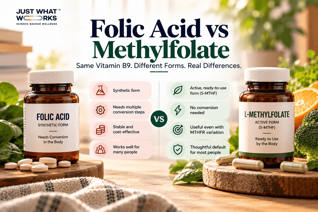 Methylfolate vs Folic Acid: Which Should You Take? - Just What Works™